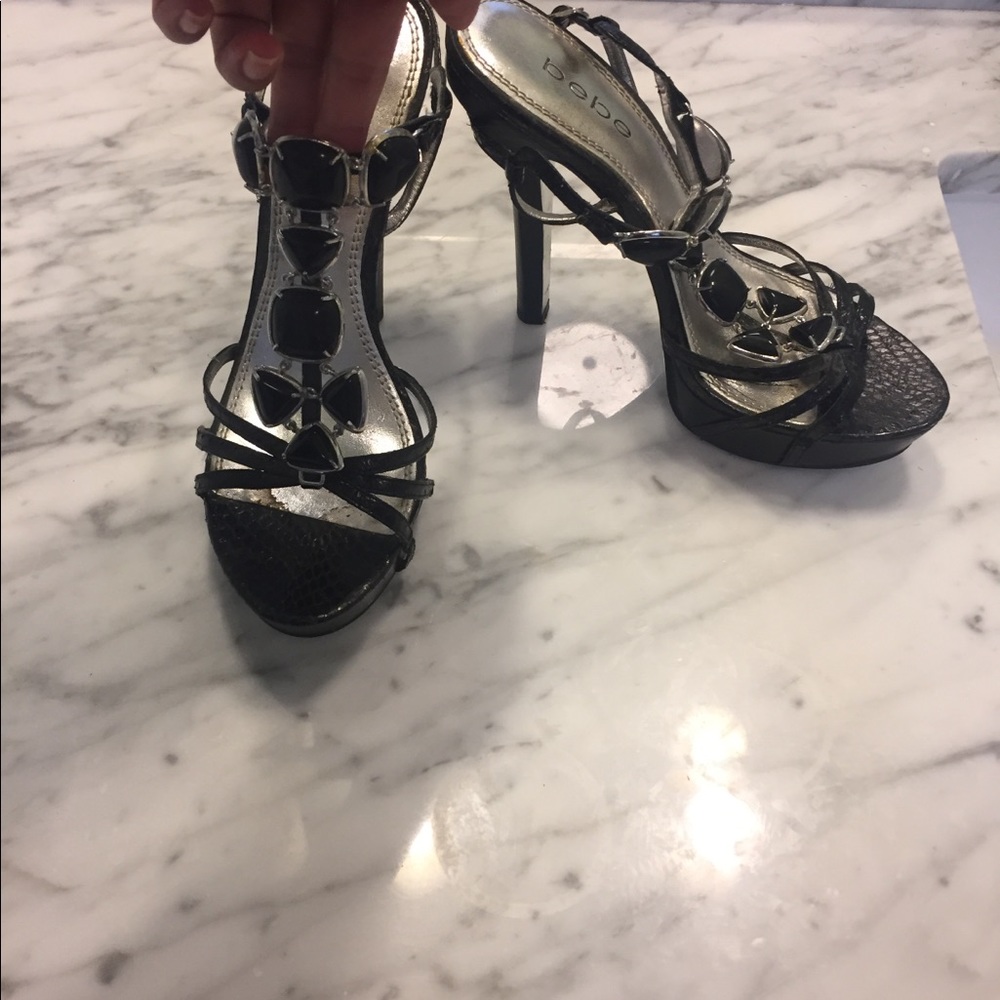 Black Bebe Heels